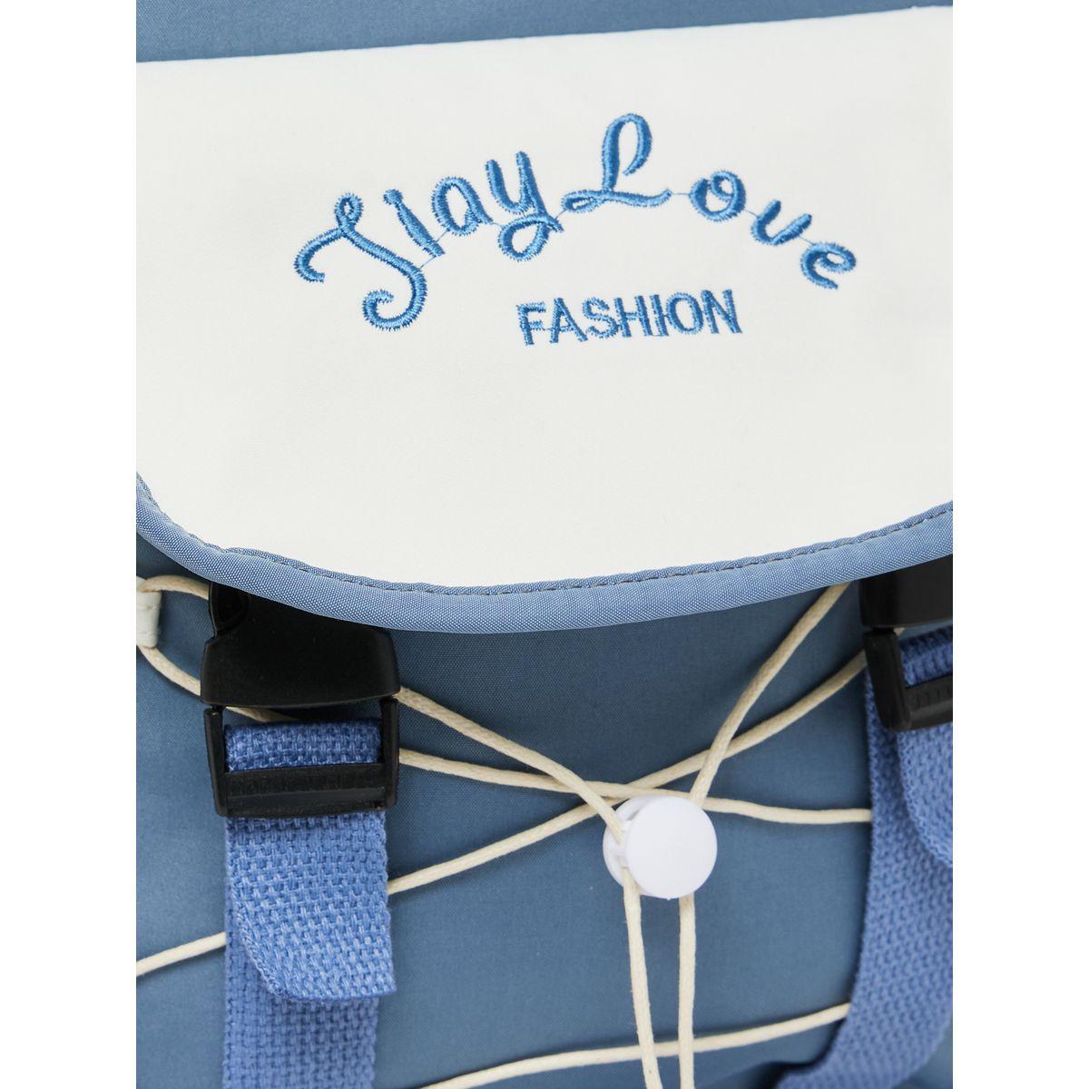 Styli Front Toggle Detail Backpack with Pockets-women-bagsandwallets-backpacks-image-4