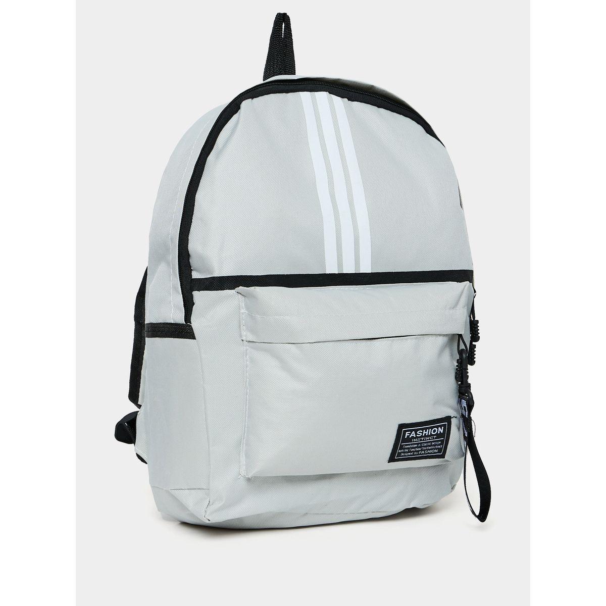 Styli 3 Striped Pocket Detail Backpack-women-bagsandwallets-backpacks-image-1
