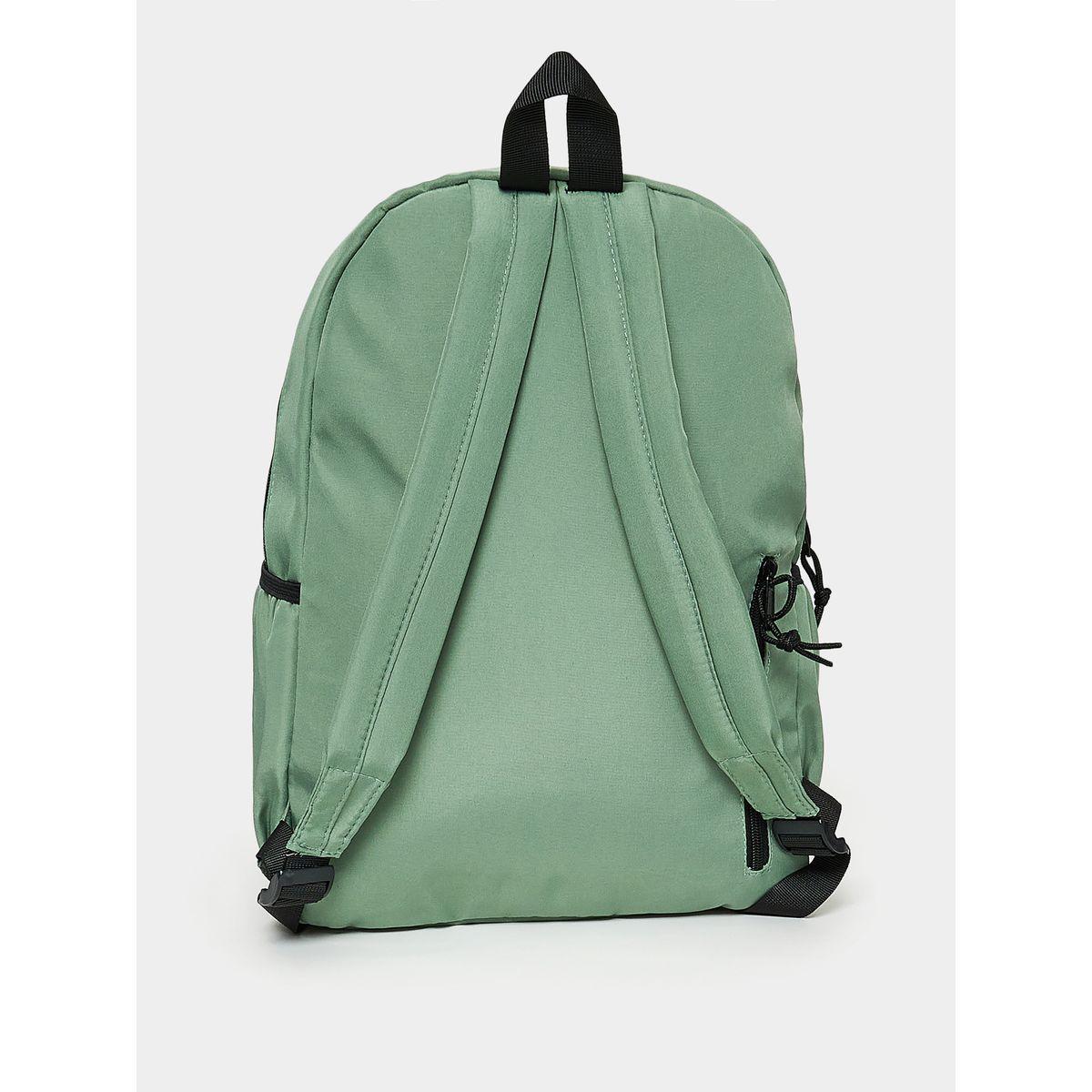Styli Buckle Pocket Detail Solid Backpack-women-bagsandwallets-backpacks-image-2
