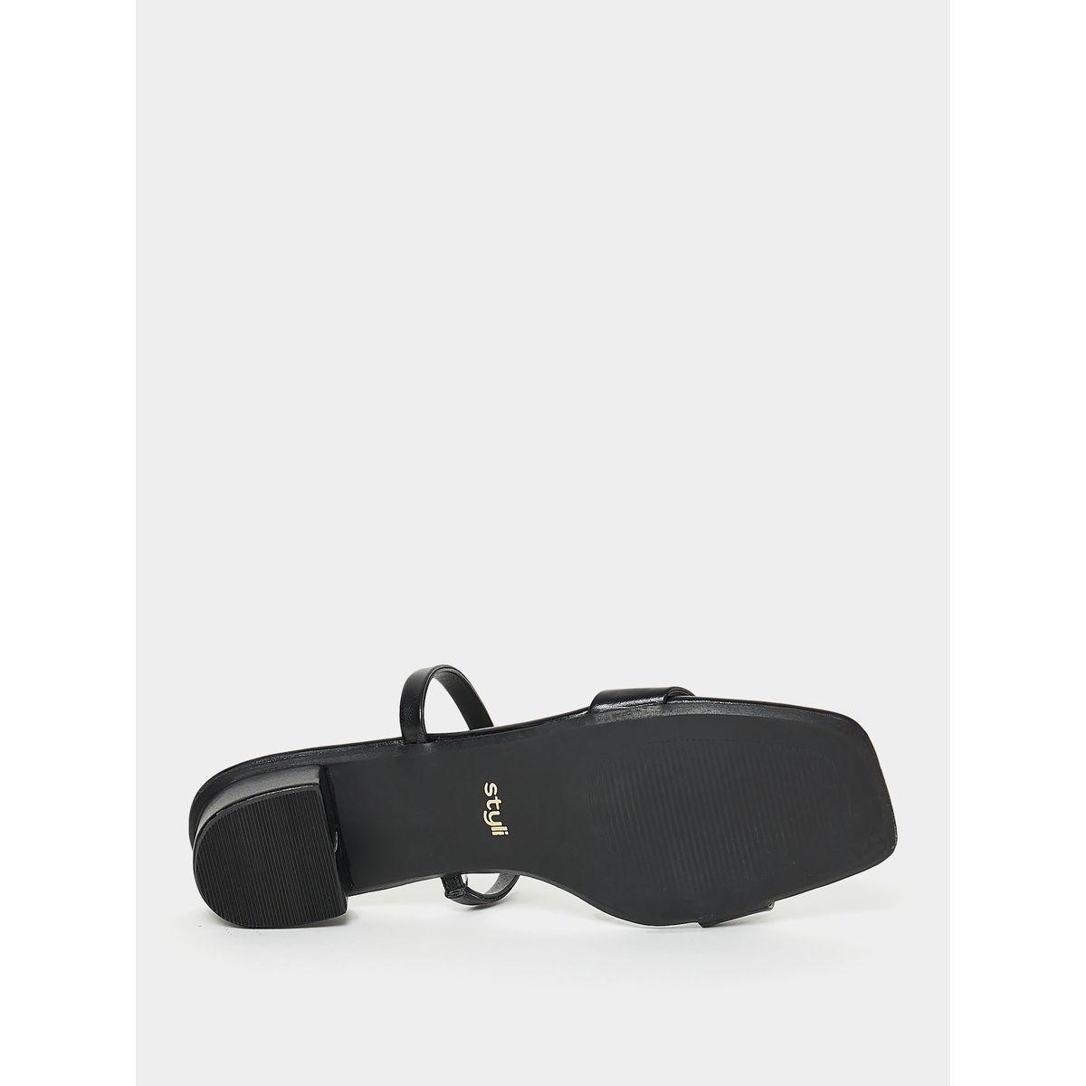 Styli Double Strap Low Heel Sandal-women-shoes-heels-image-7