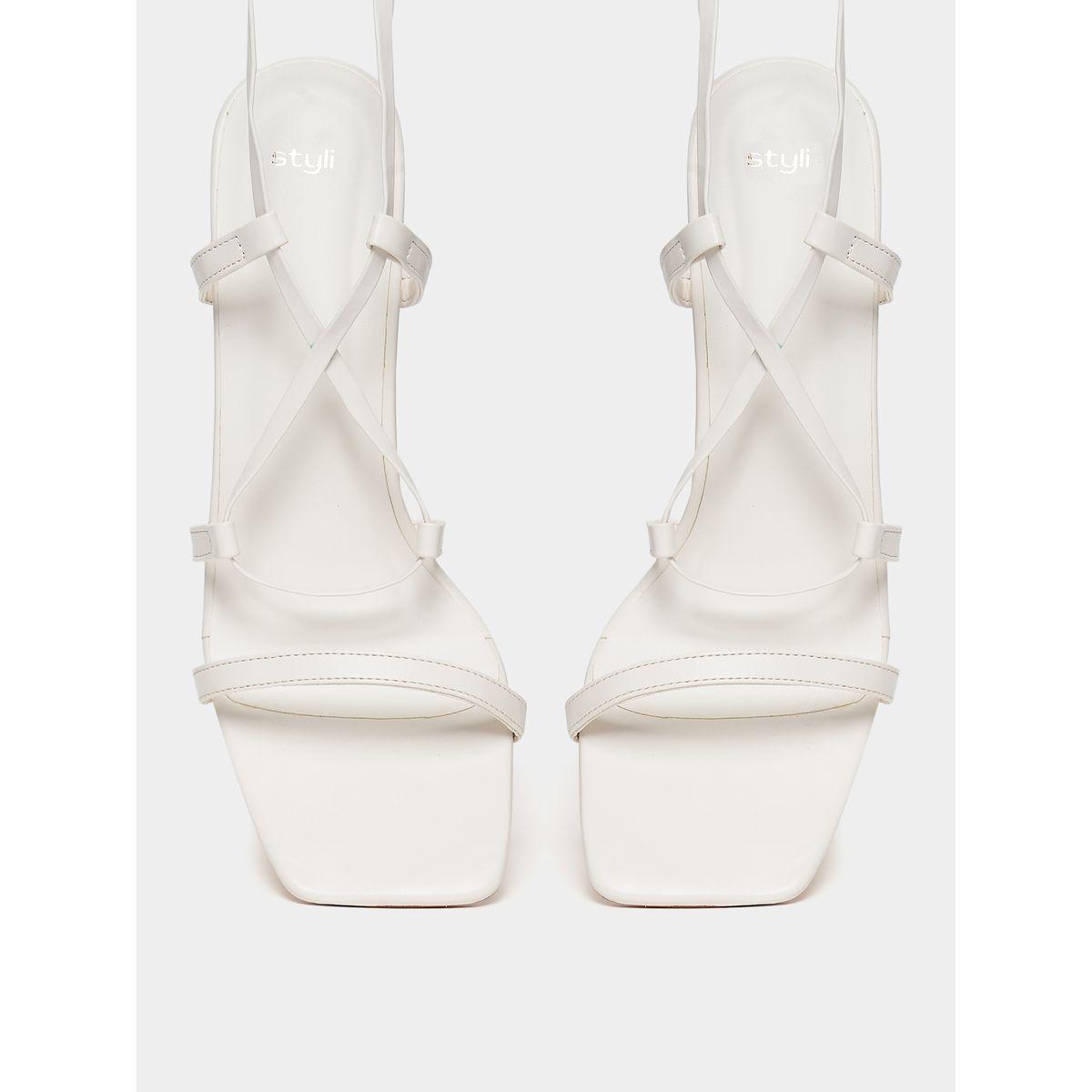 Styli Criss Cross Strap Heel Sandals-women-shoes-heels-image-5