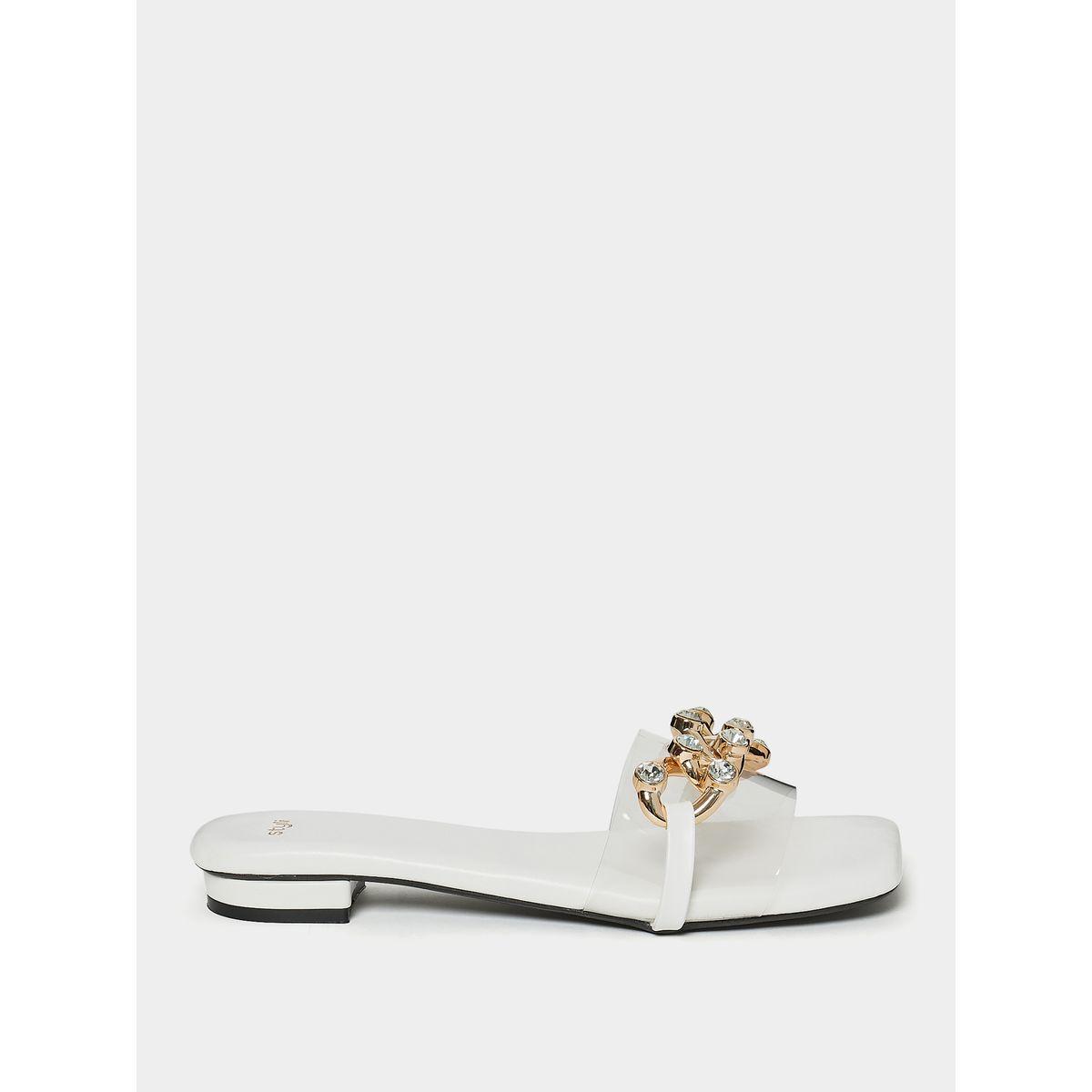 Styli Embellished Flat Sandal-women-shoes-sandals-flats-image-2
