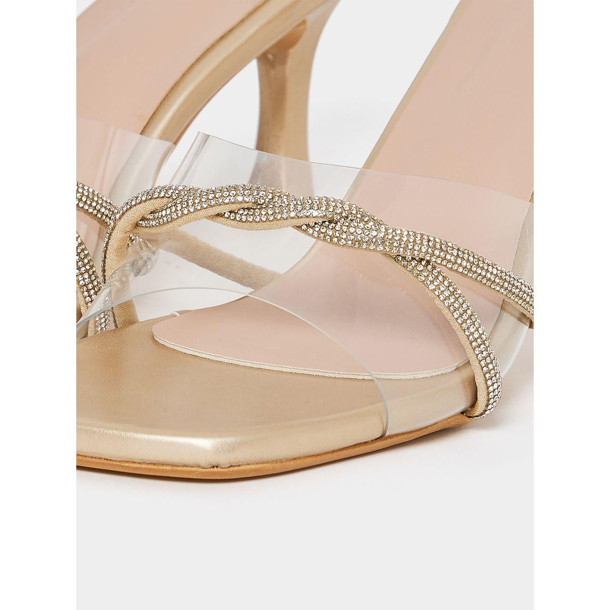 Styli Embellished Transparent Strap Heel Sandals-women-shoes-heels-image-6