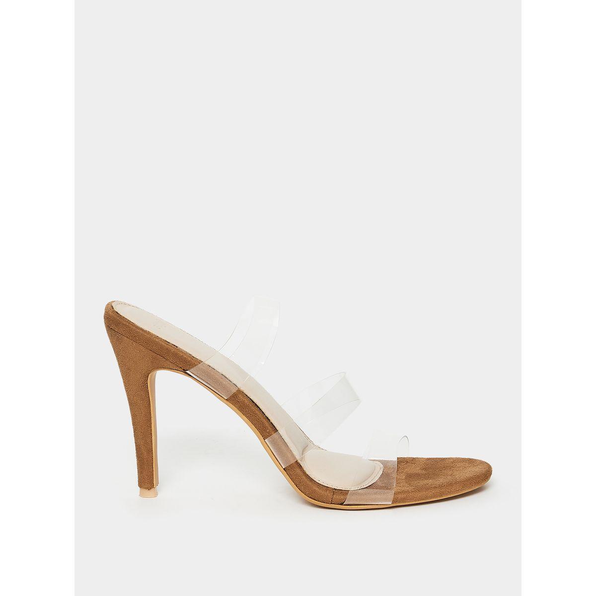 Styli Transparent Strap Pencil Heel Sandals-women-shoes-heels-image-2