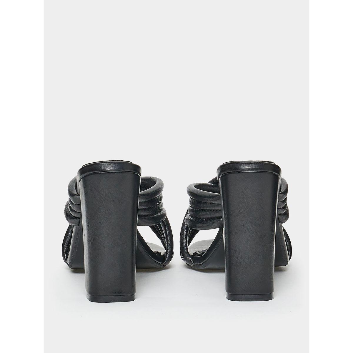 Styli Cross Band Block Heel Sandals-women-shoes-heels-image-4