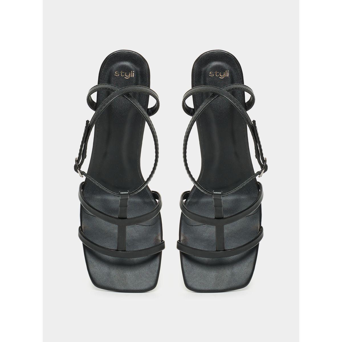 Styli Gladiator Strap Heel Sandals-women-shoes-heels-image-4