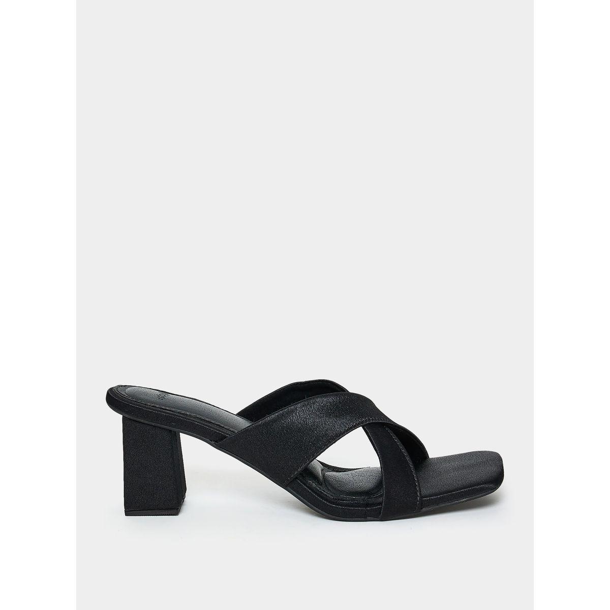 Styli Cross Strap Block Heel Sandals-women-shoes-heels-image-2