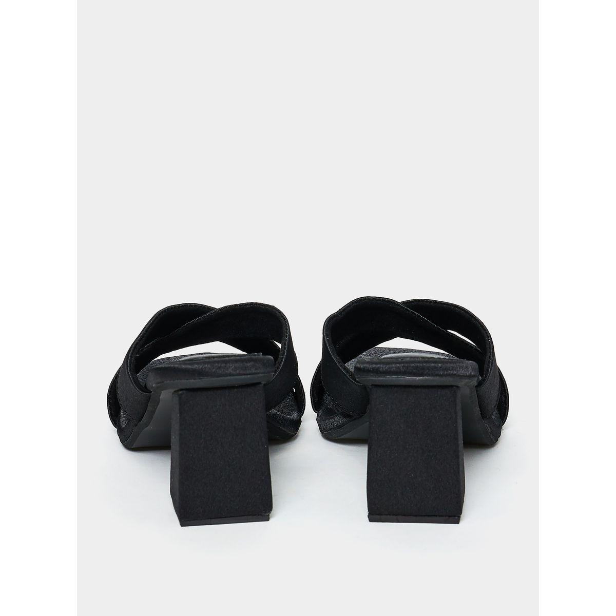 Styli Cross Strap Block Heel Sandals-women-shoes-heels-image-4