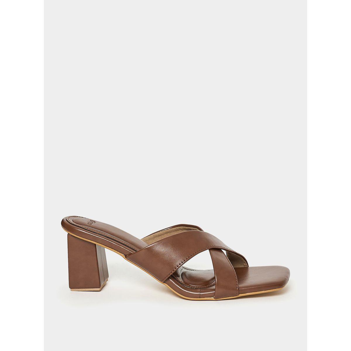 Styli Cross Strap Block Heel Sandal-women-shoes-heels-image-2