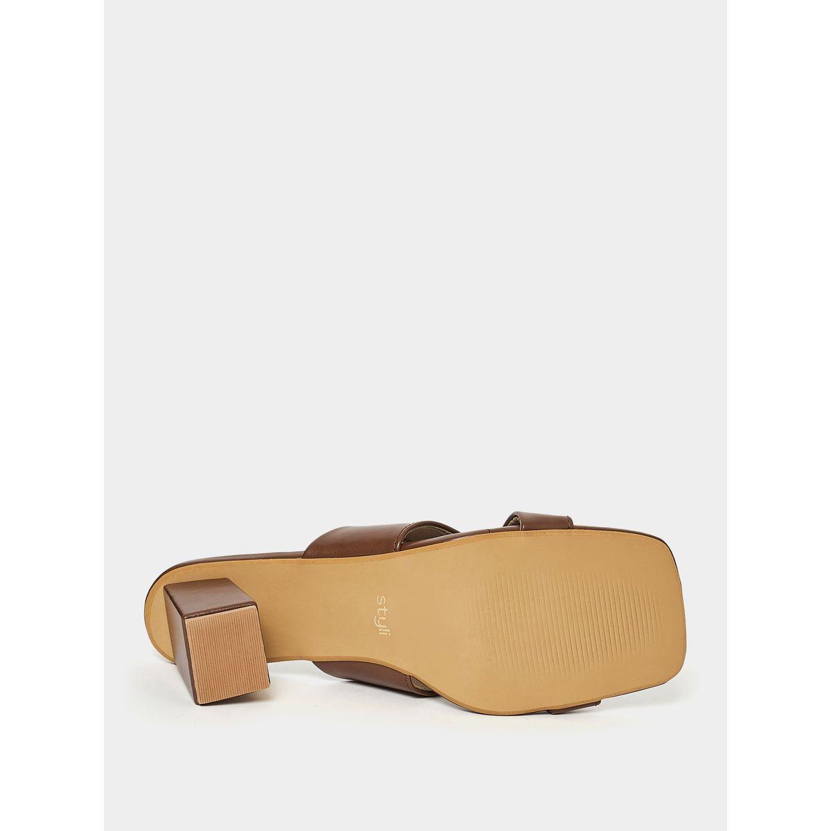 Styli Cross Strap Block Heel Sandal-women-shoes-heels-image-7