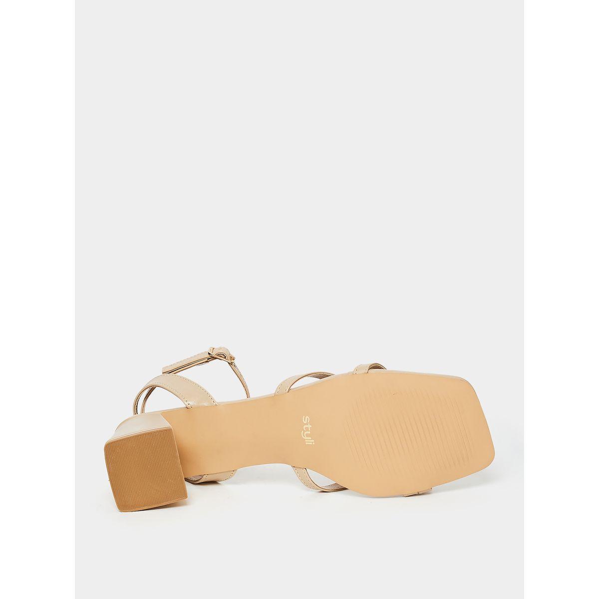 Styli Ankle Strap Square Toe Heel Sandals-women-shoes-heels-image-7