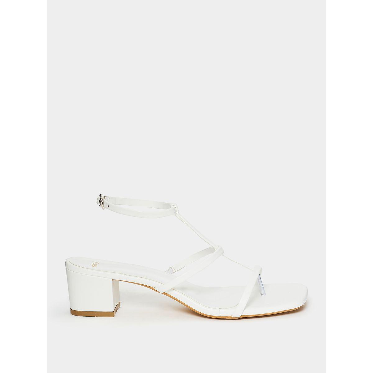 Styli Ankle Strap Square Toe Heel Sandals-women-shoes-heels-image-2