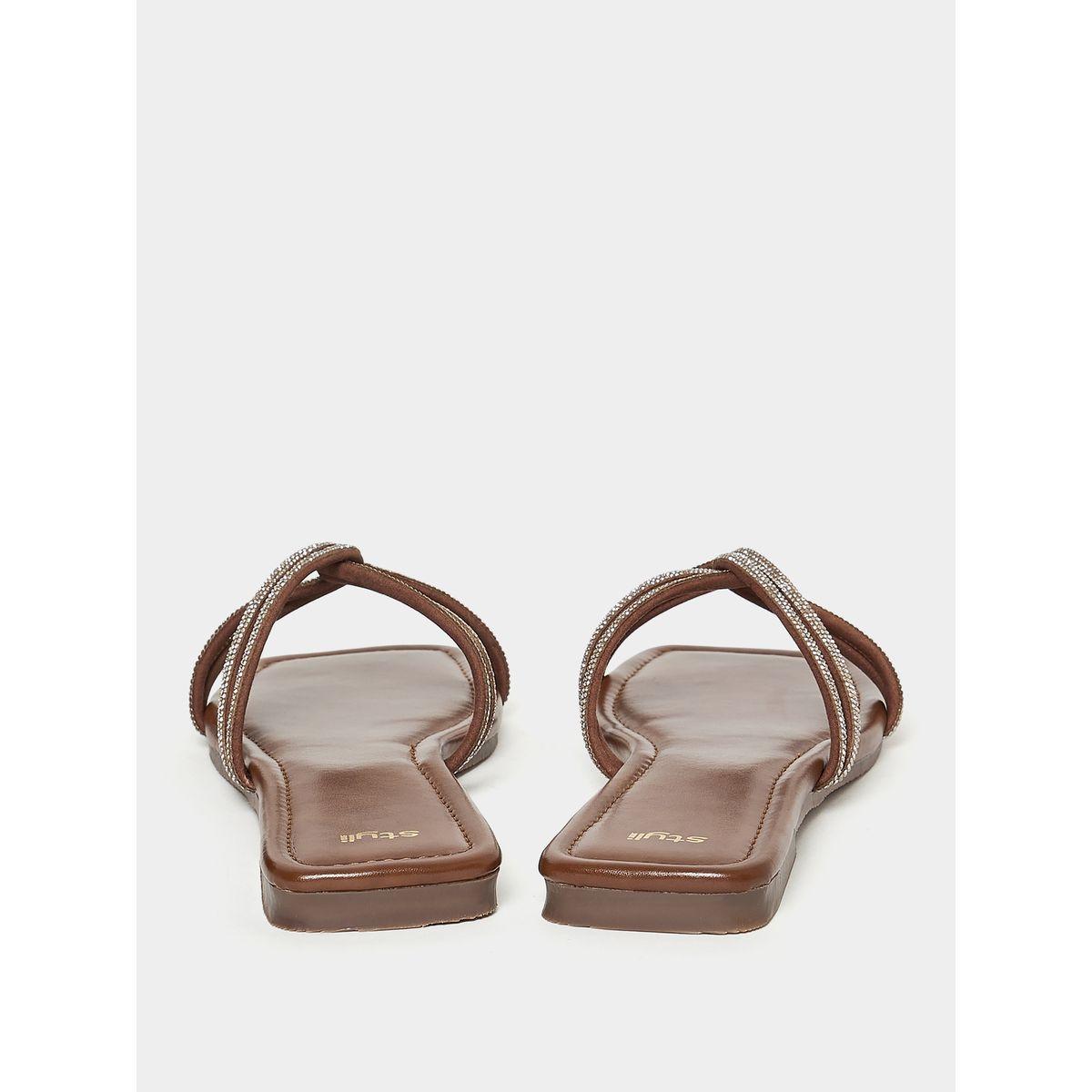 Styli Embellished Band Flat Sandal-women-shoes-sandals-flats-image-4