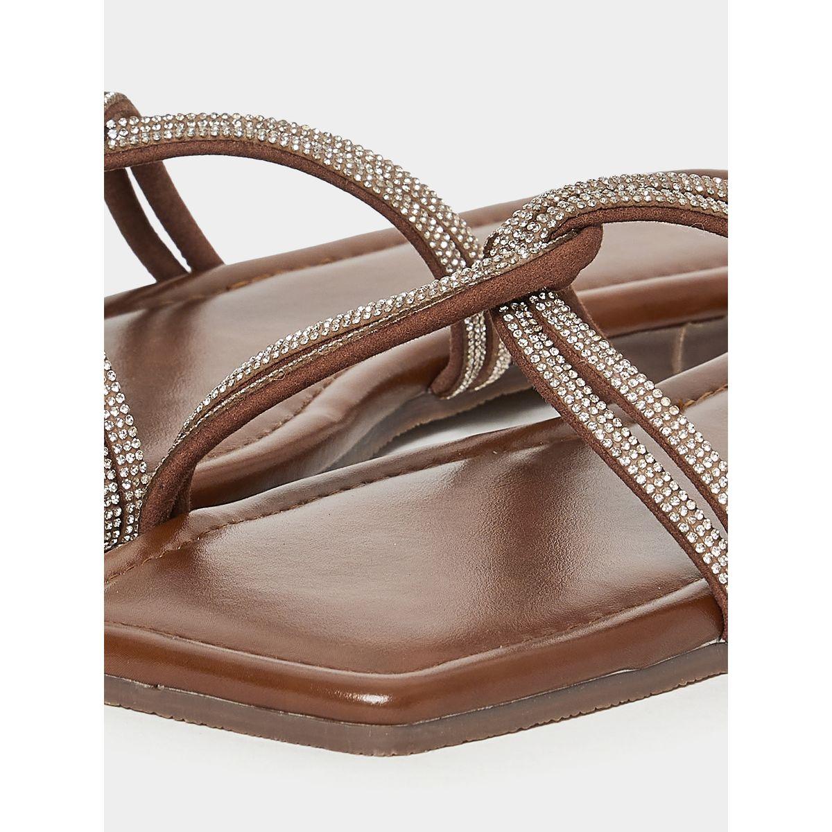 Styli Embellished Band Flat Sandal-women-shoes-sandals-flats-image-6