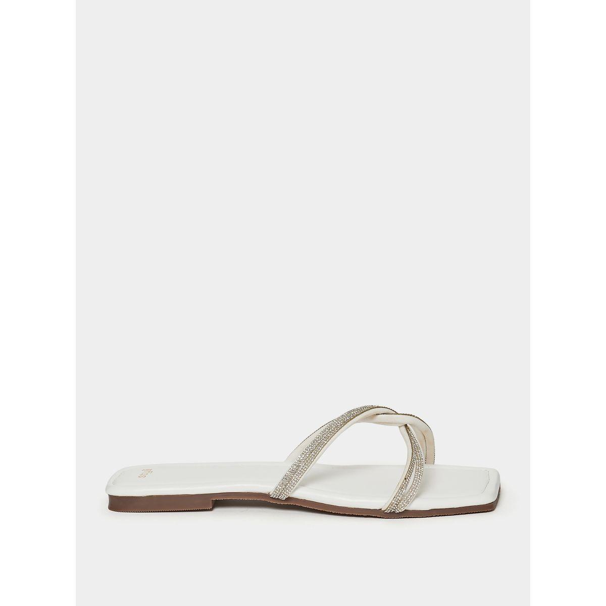 Styli Embellished Band Flat Sandal-women-shoes-sandals-flats-image-1