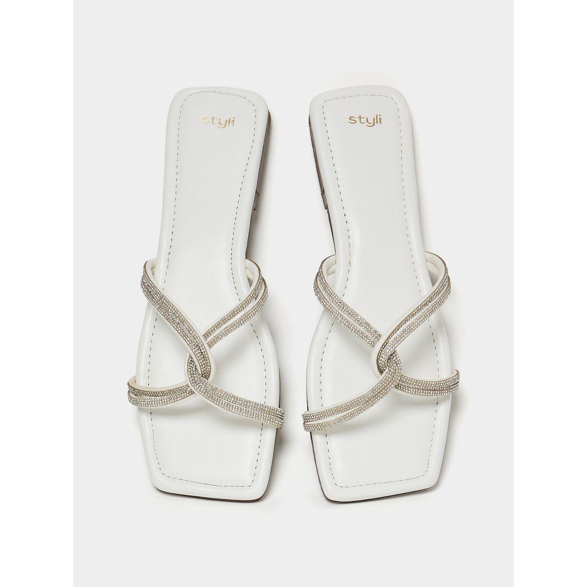 Styli Embellished Band Flat Sandal-women-shoes-sandals-flats-image-4