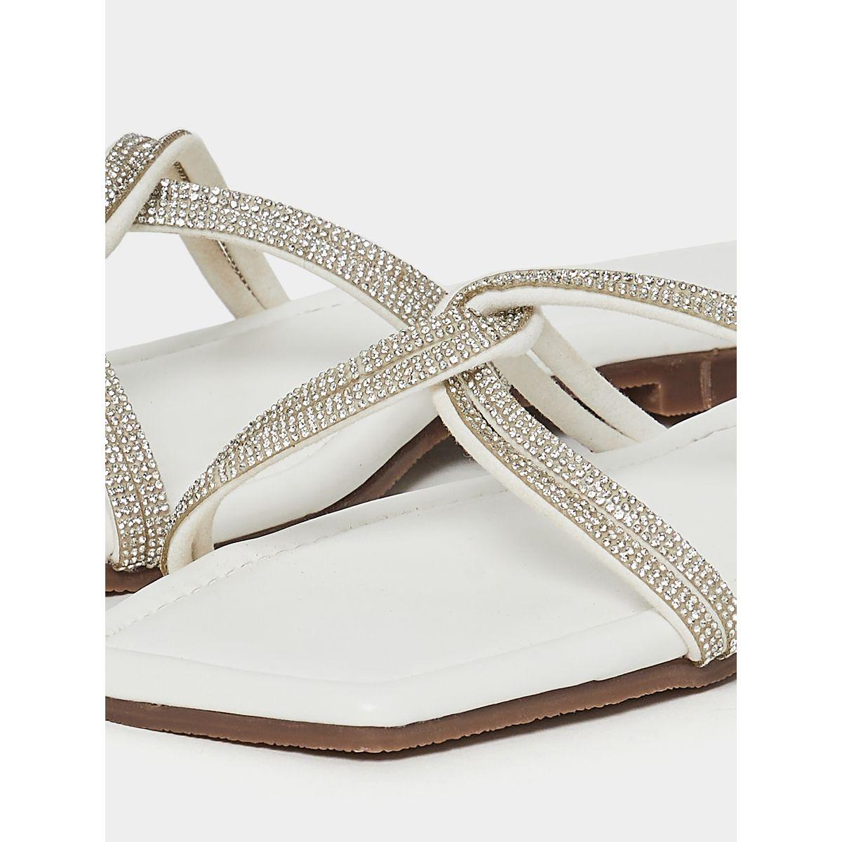 Styli Embellished Band Flat Sandal-women-shoes-sandals-flats-image-5