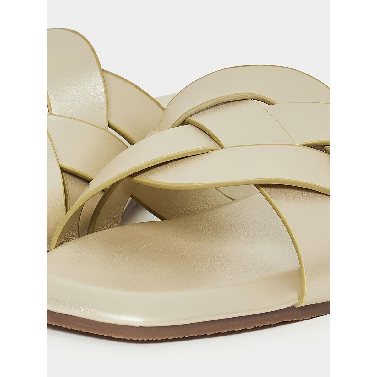 صندل فلات بسيور سميكة-women-shoes-sandals-flats-image-2
