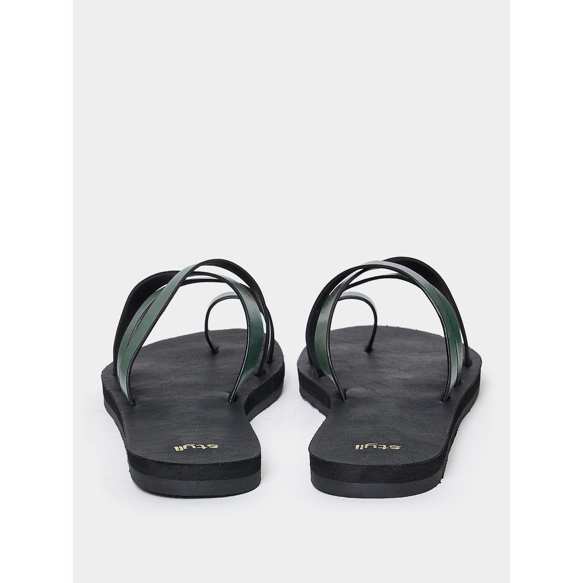 Styli Interlocked Band Toe Loop Flat Sandals-women-shoes-sandals-flats-image-3