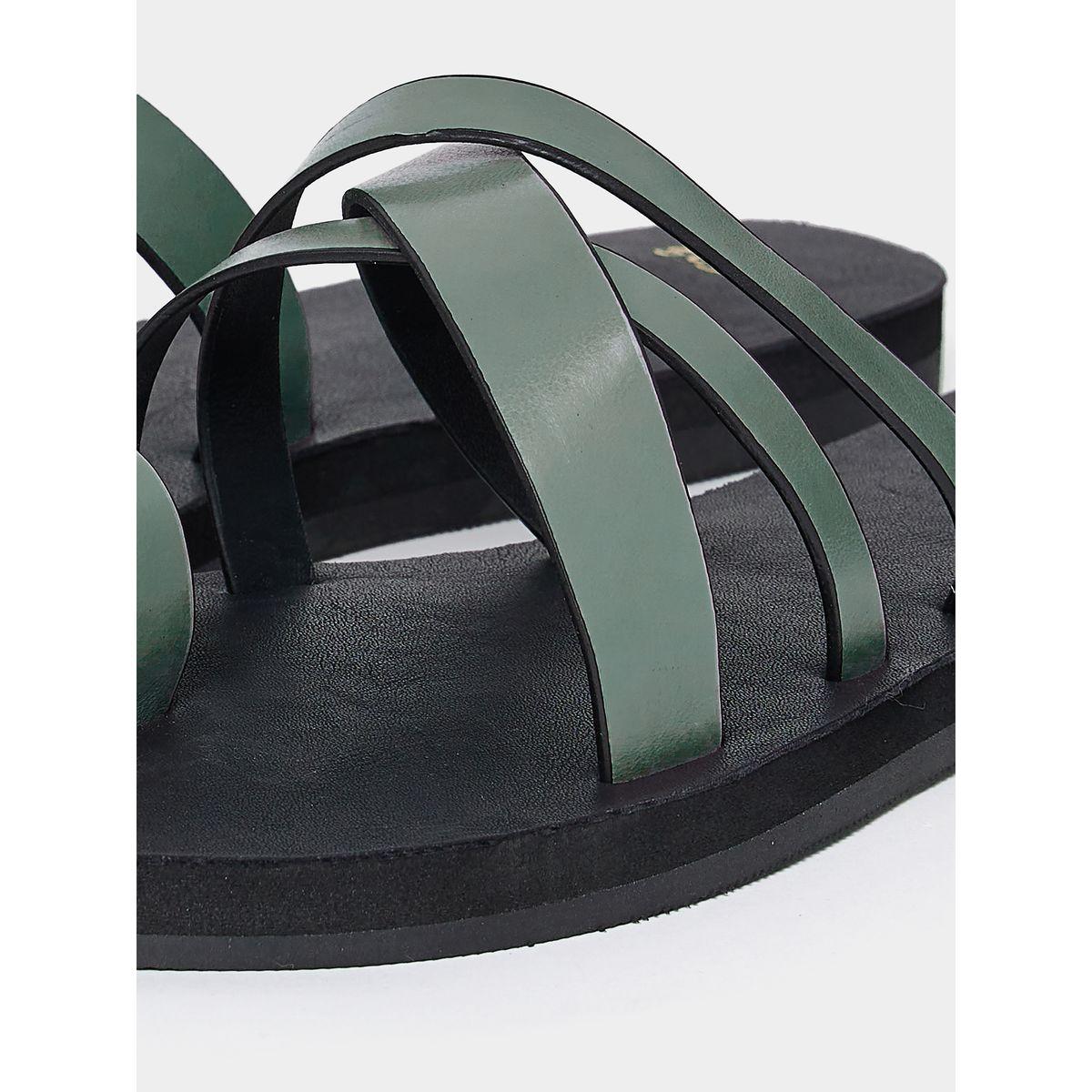 Styli Interlocked Band Toe Loop Flat Sandals-women-shoes-sandals-flats-image-5