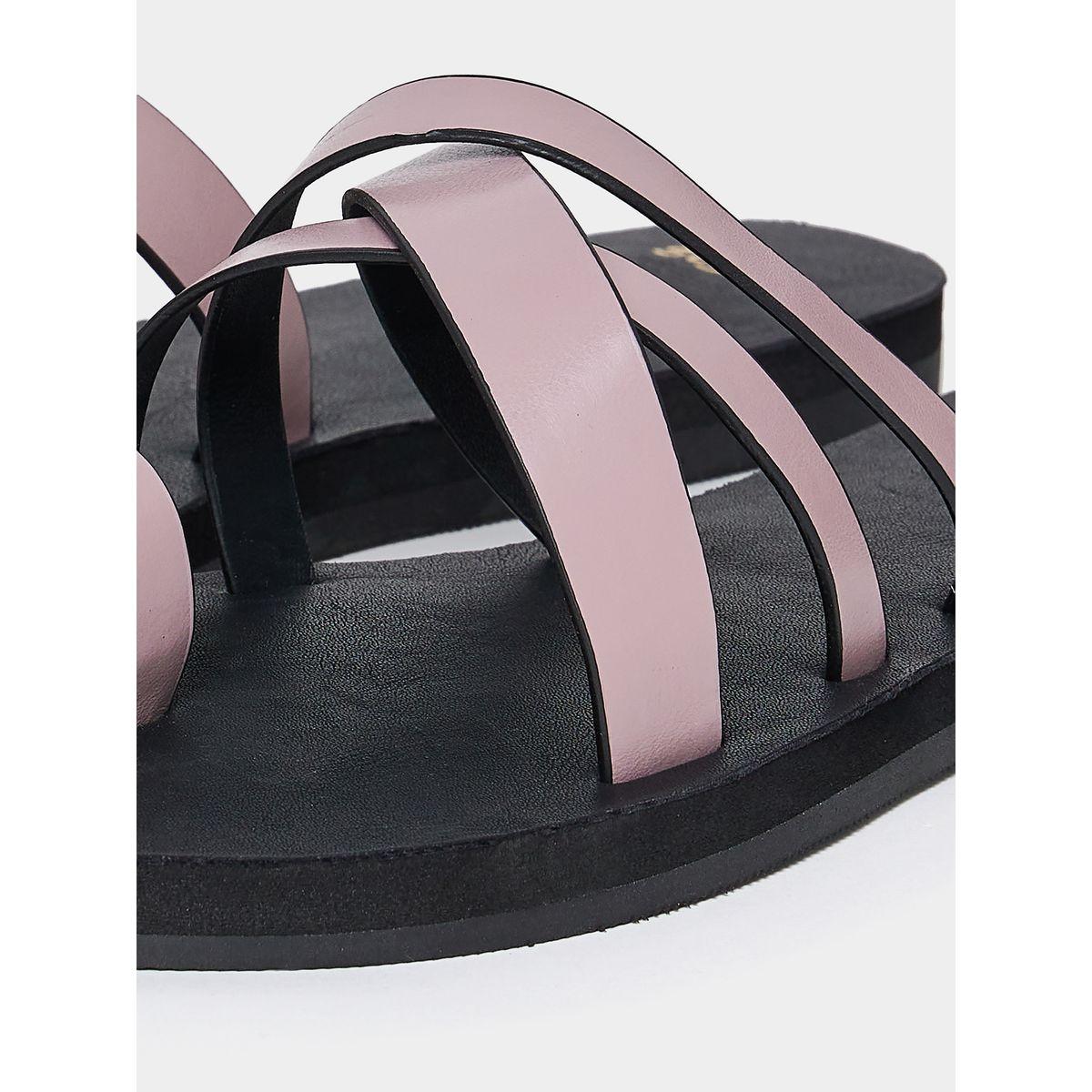 Styli Band Toe Cut Flat Sandal-women-shoes-sandals-flats-image-5