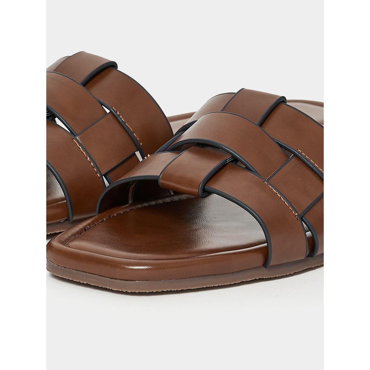 Styli Tailored Band Interlocked Flat Sandals-women-shoes-sandals-flats-image-6