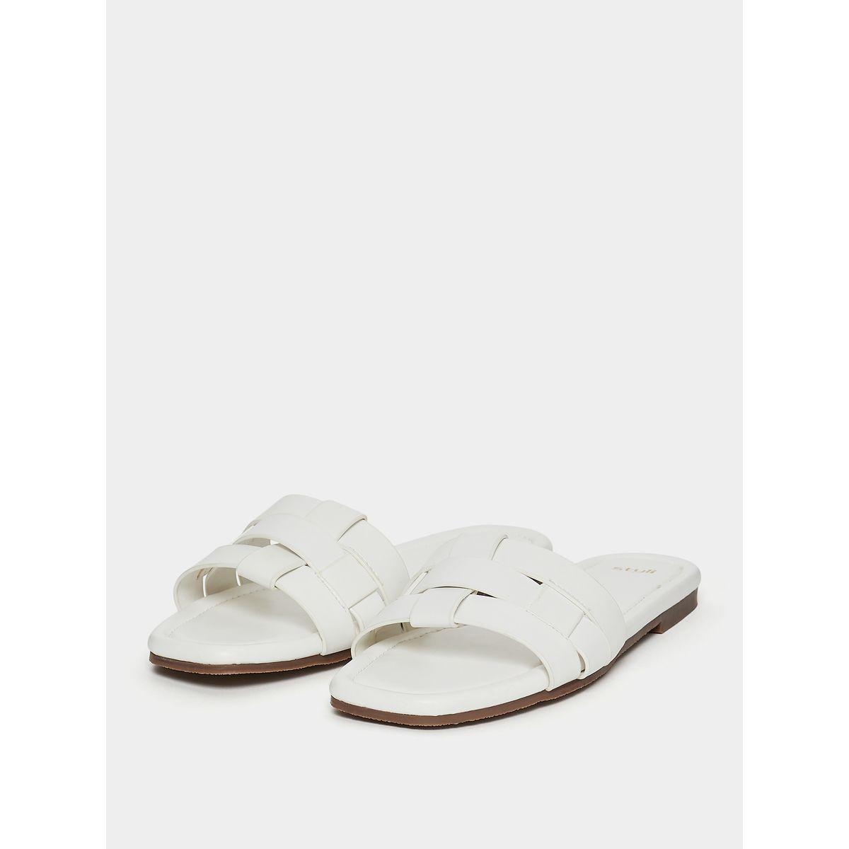 Styli Tailored Band Interlocked Flat Sandals-women-shoes-sandals-flats-image-3