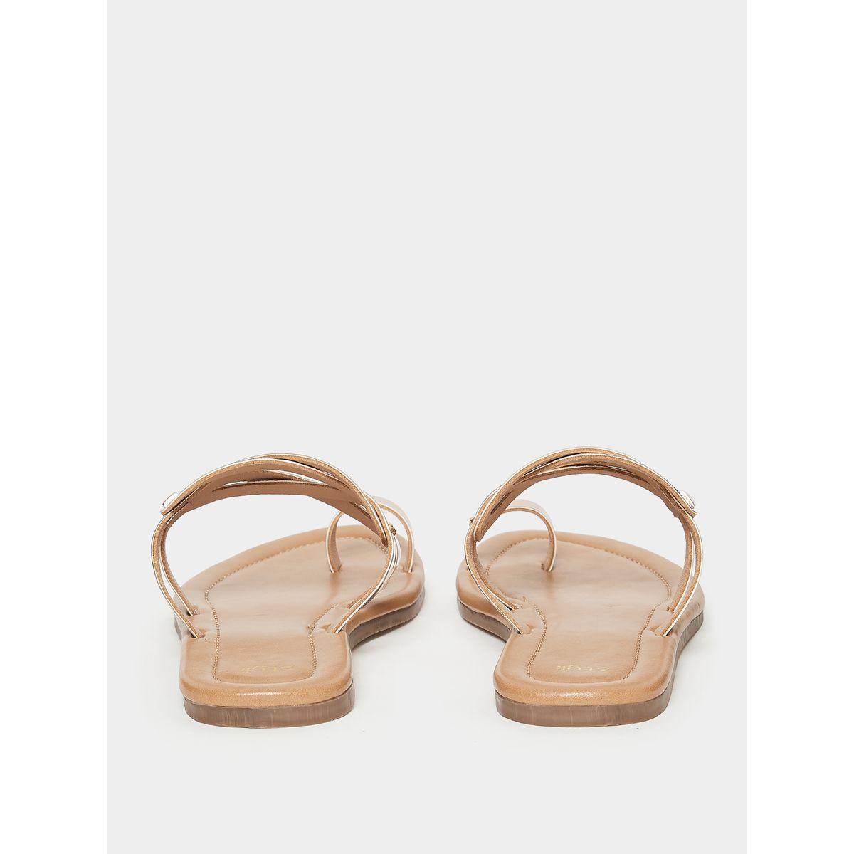 صندل فلات بسيور لامعة-women-shoes-sandals-flats-image-4