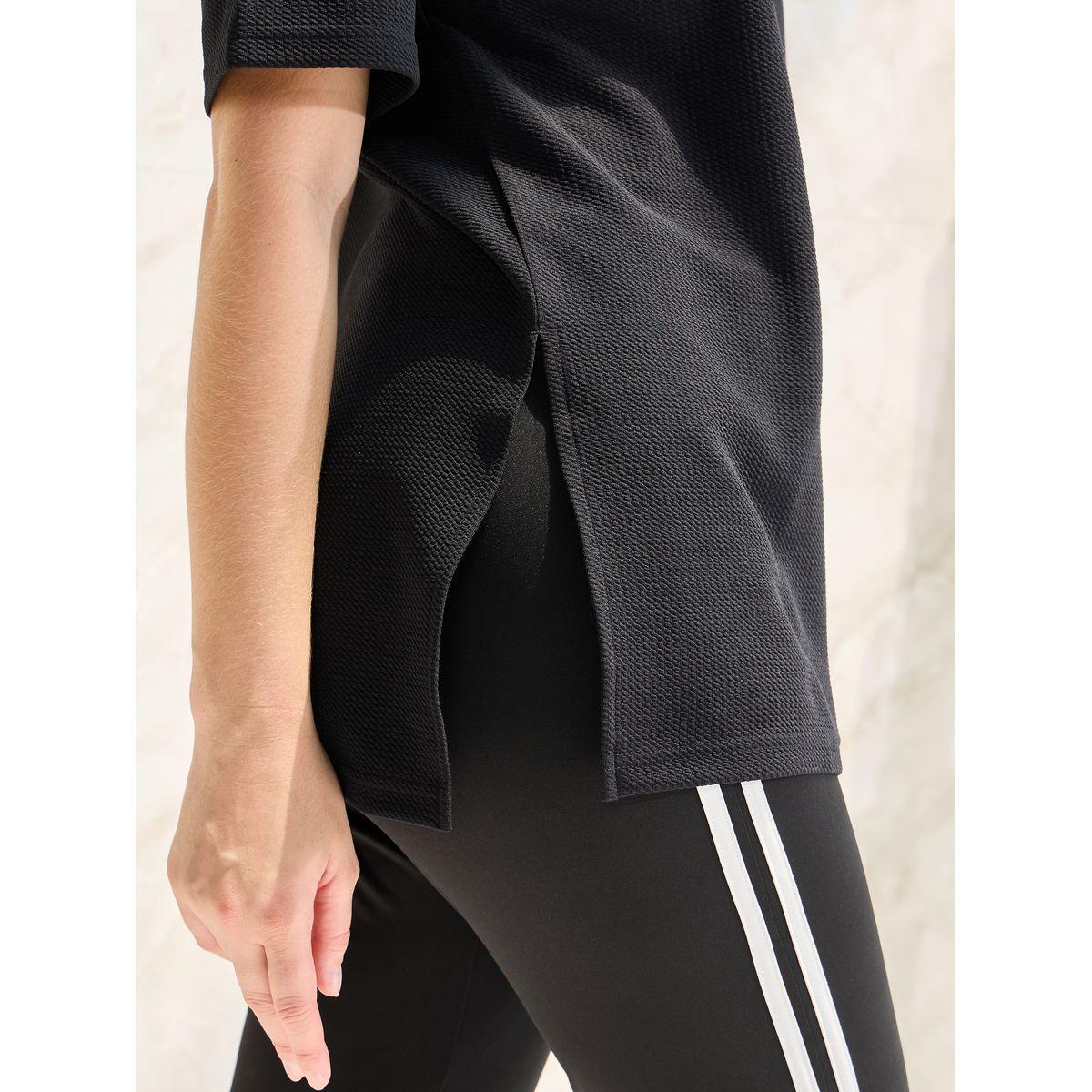Styli Elevate Oversized Contrast Neck Rib Embroidered T-Shirt-women-clothing-tshirts-image-6