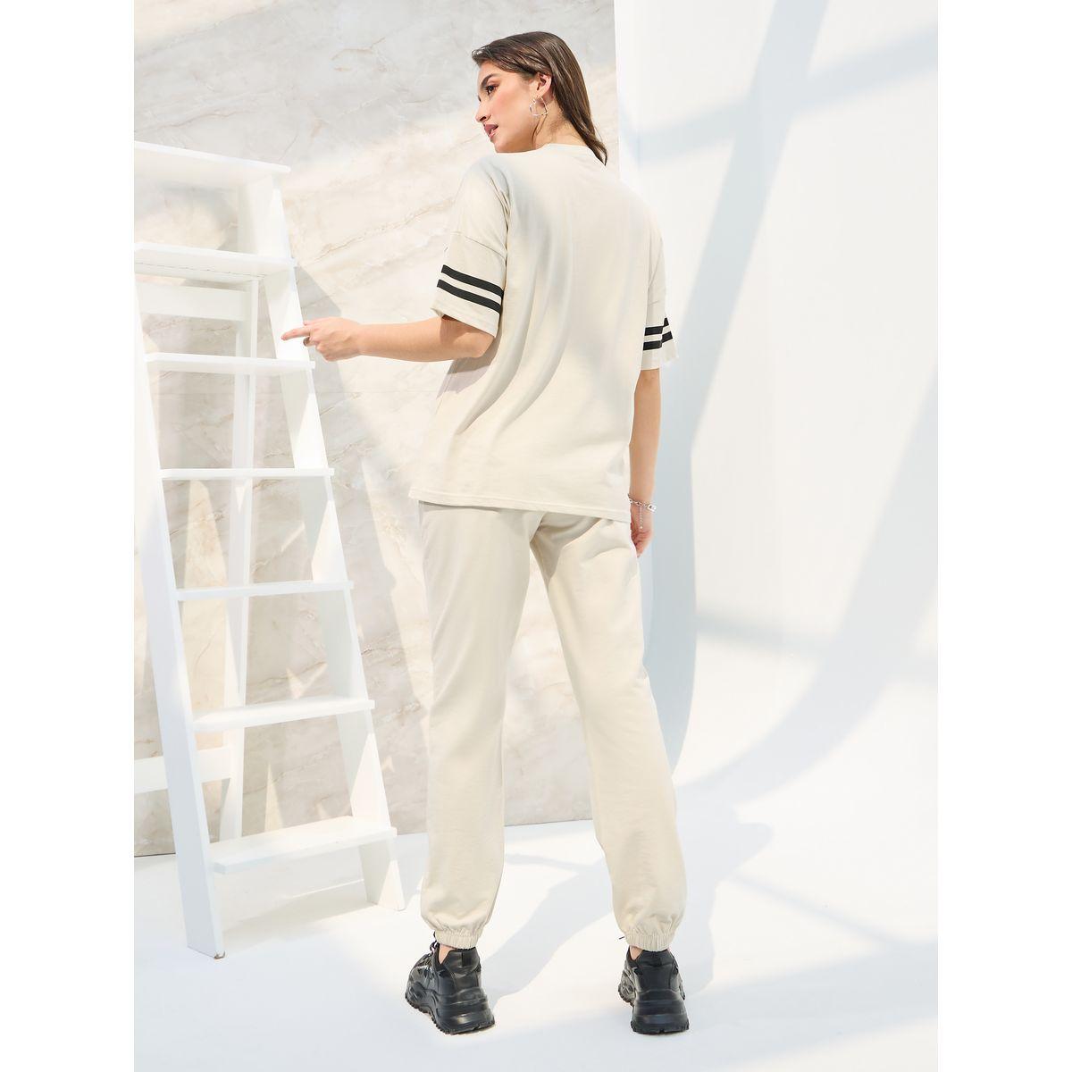 Styli Elevate Oversized Drop Shoulder T-Shirt & Jogger Co-Ord Set-women-clothing-coordsets-image-6