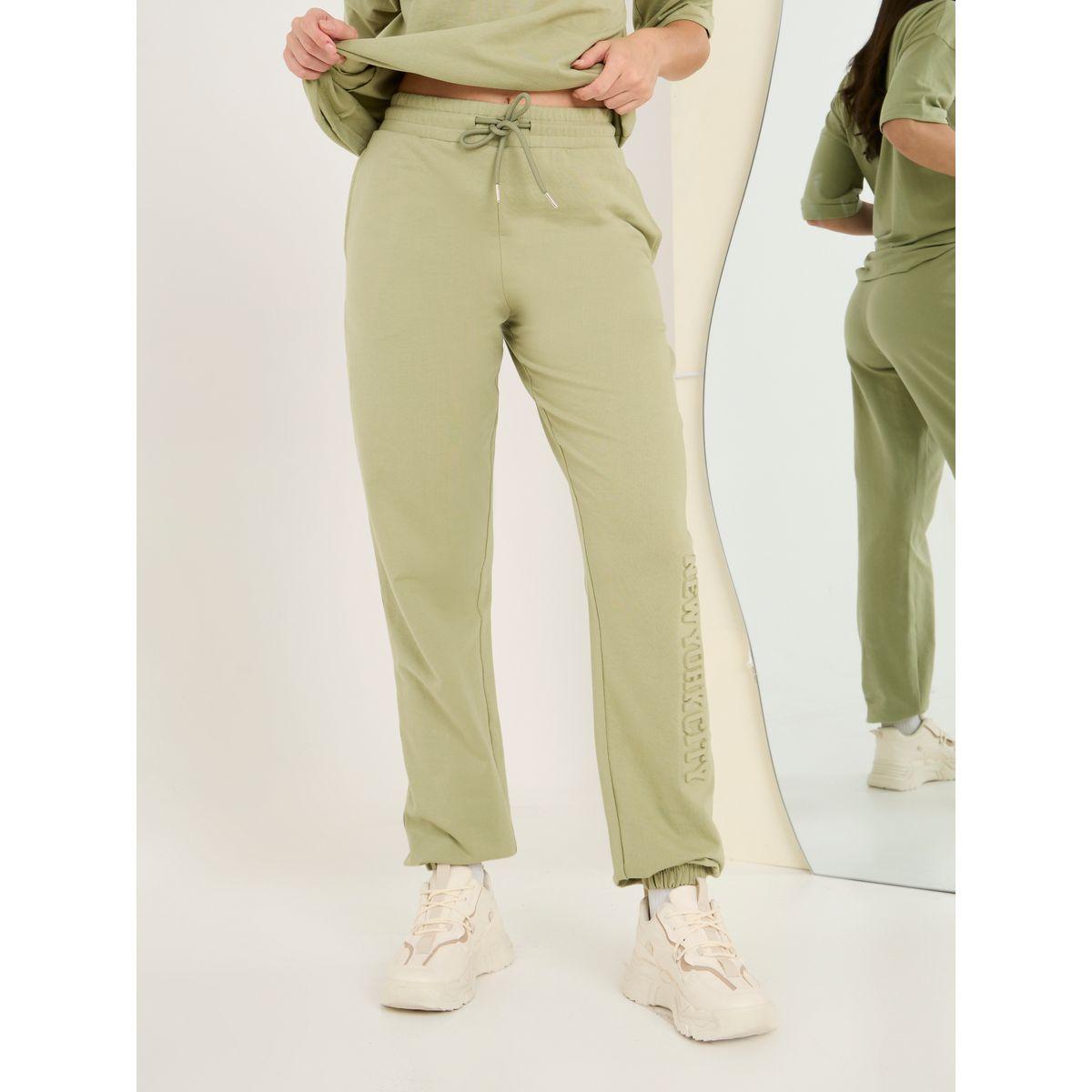 Styli Elevate Oversized Drop Shoulder Embossed Print T-Shirt & Jogger Co-Ords-women-clothing-coordsets-image-4