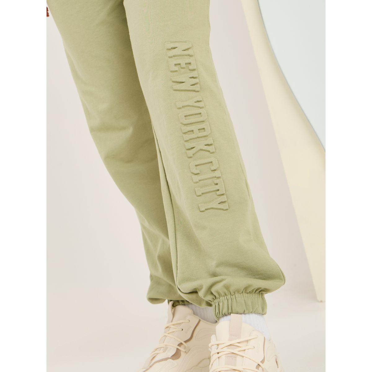 Styli Elevate Oversized Drop Shoulder Embossed Print T-Shirt & Jogger Co-Ords-women-clothing-coordsets-image-6