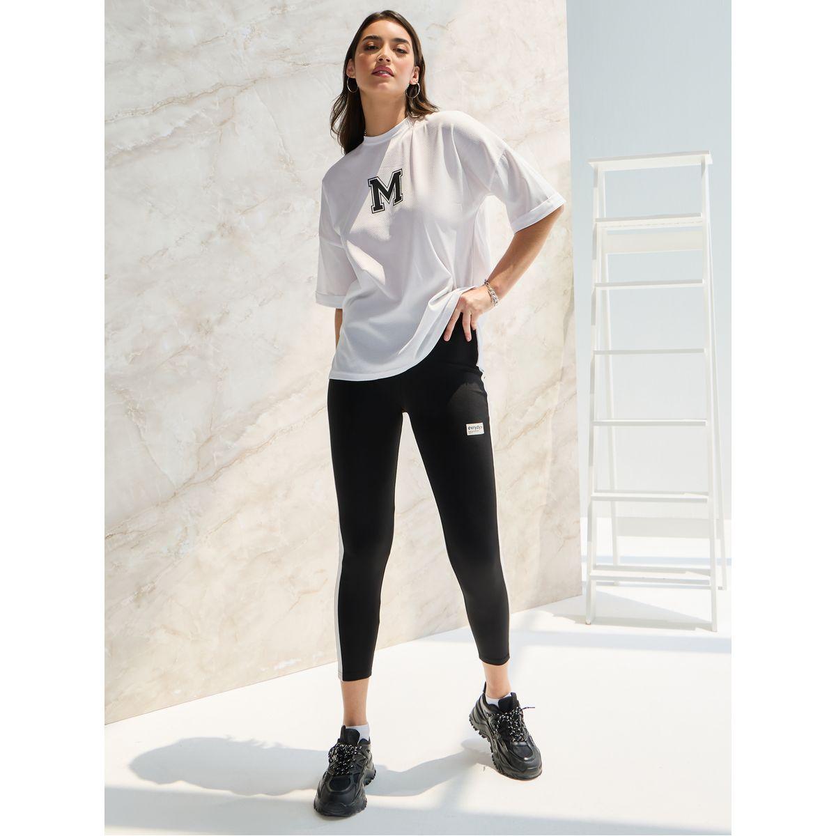 طقم منسق من ( ليقنز + تيشيرت )-women-clothing-coordsets-image-2