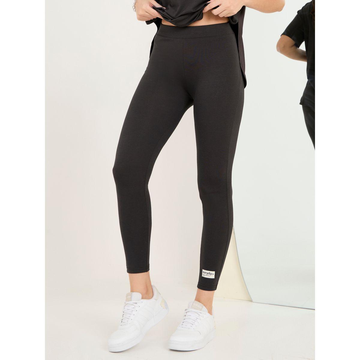 Styli Elevate Oversized Embossed Print T-Shirt & Leggings Co-Ords-women-clothing-coordsets-image-4