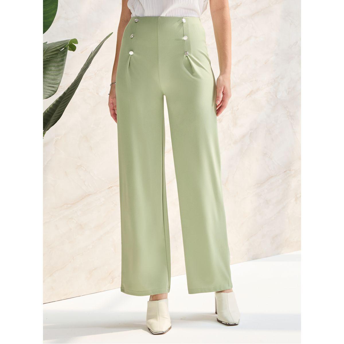 Styli Elevate Straight Leg Trouser with Pearl Button Detail-women-clothing-bottoms-trousers-image-2