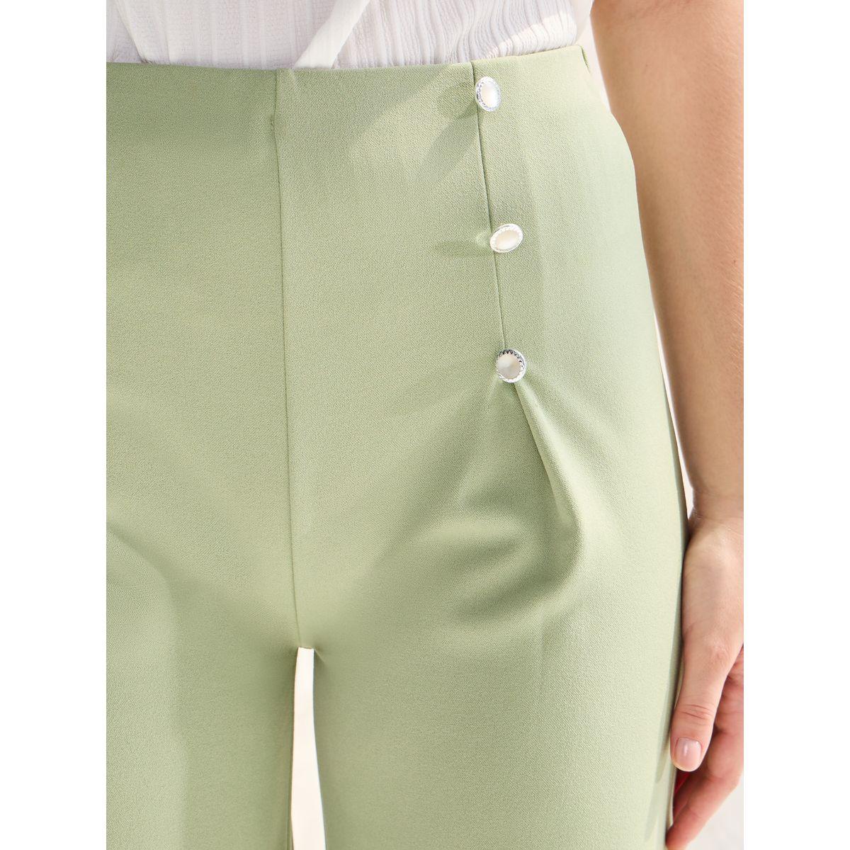 Styli Elevate Straight Leg Trouser with Pearl Button Detail-women-clothing-bottoms-trousers-image-3