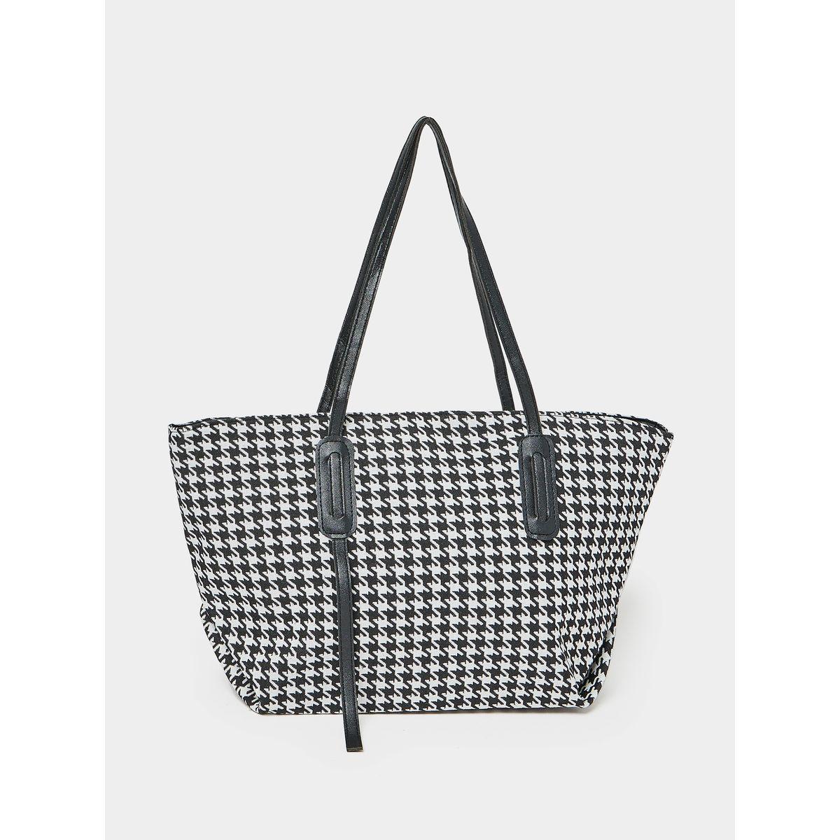 شنطة يد مطبعة بطبعة مربعات-women-bagsandwallets-handbags-image-1