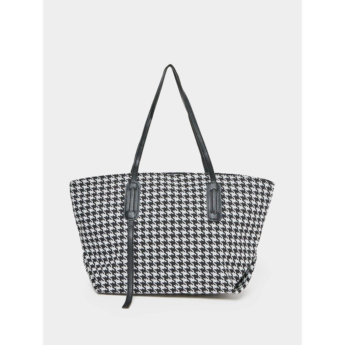 Styli Two Tone Print Shoulder Bag-women-bagsandwallets-handbags-image-3