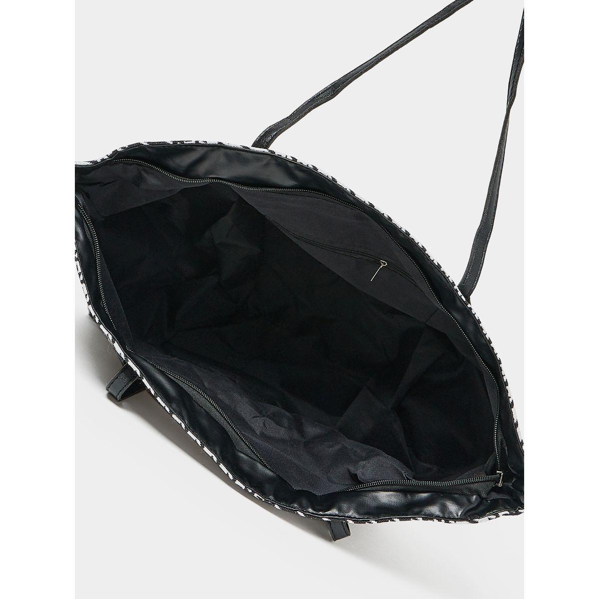 Styli Two Tone Print Shoulder Bag-women-bagsandwallets-handbags-image-4