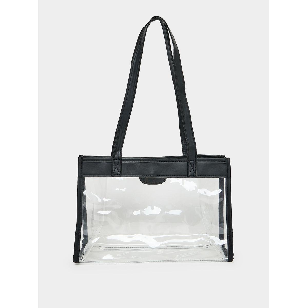 Styli Transparent Shoulder Bag And Pouch Set-women-bagsandwallets-handbags-image-4