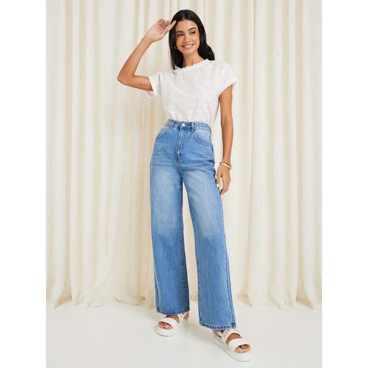 Styli Cotton Schiffli Regular Fit Blouse-women-clothing-shirtsandblouses-blouses-image-2