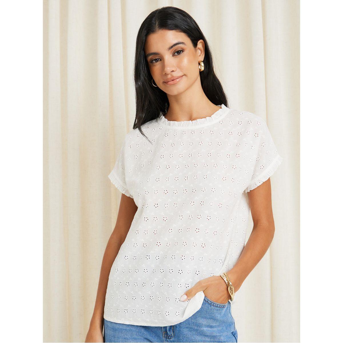 Styli Cotton Schiffli Regular Fit Blouse-women-clothing-shirtsandblouses-blouses-image-3