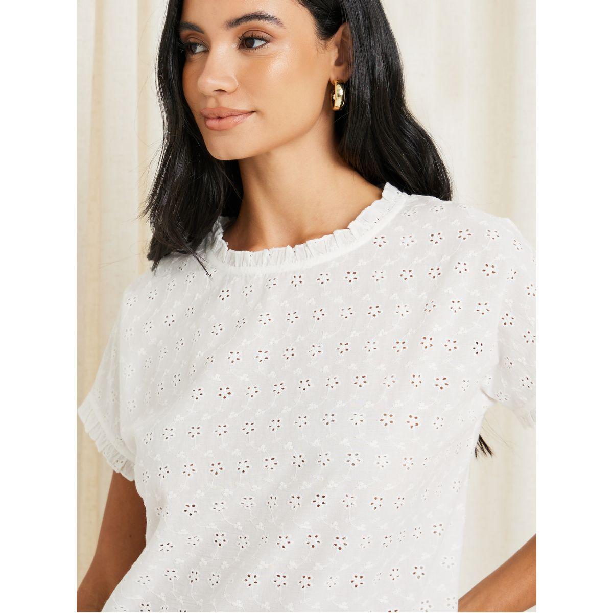 Styli Cotton Schiffli Regular Fit Blouse-women-clothing-shirtsandblouses-blouses-image-4