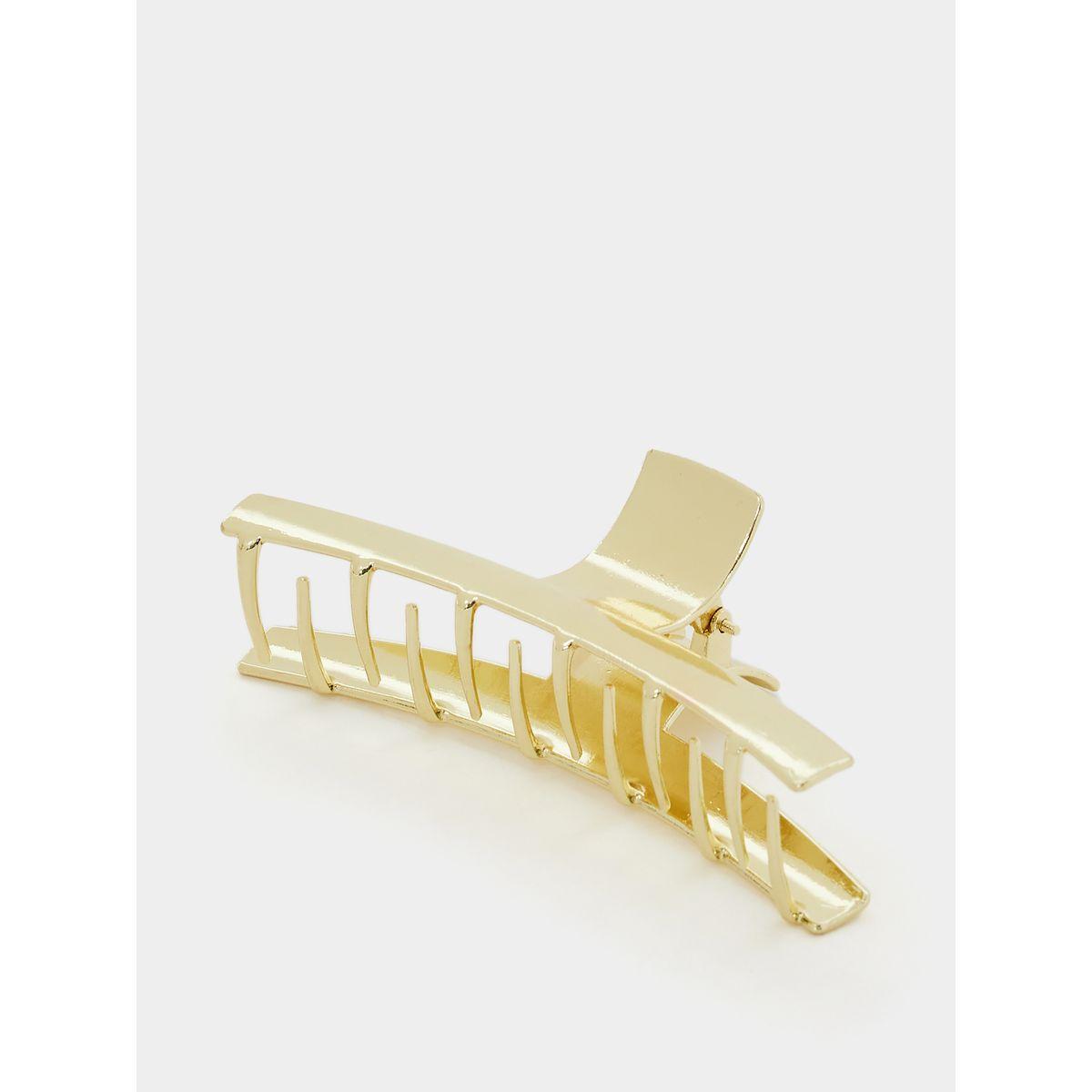 Styli Wide Metallic Hair Claw-women-hairaccessories-clamps-image-1
