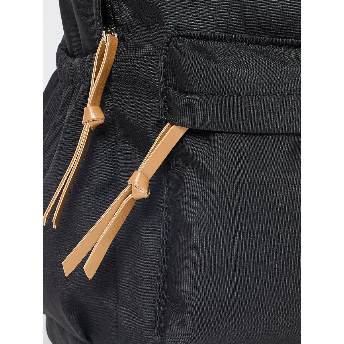 Styli Solid Pocket Detail Backpack-women-bagsandwallets-backpacks-image-2