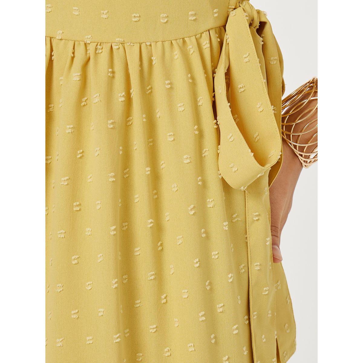 Styli Dobby Wrap Maxi Dress with Tie Waist-women-clothing-dresses-image-3