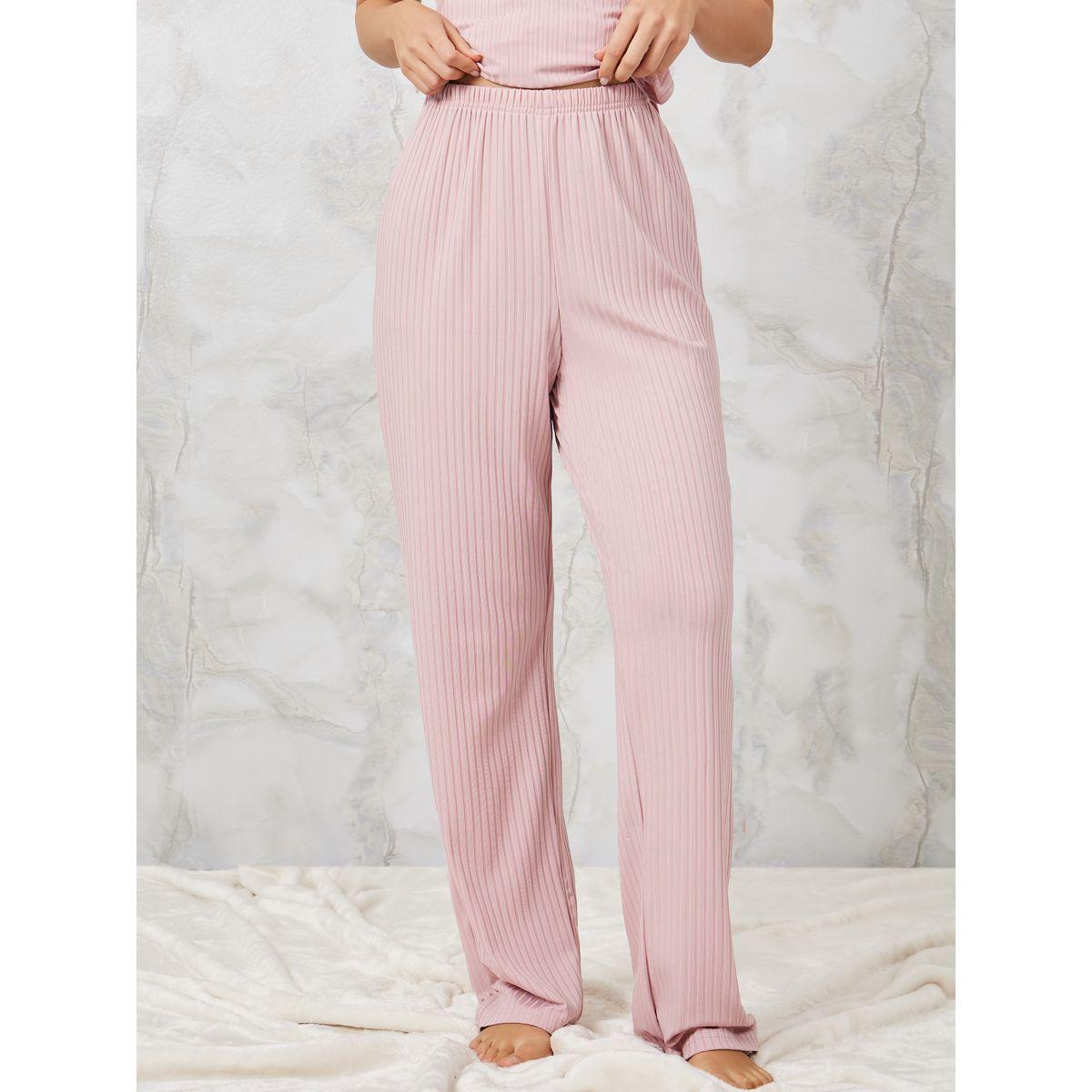 Styli Unwind Button Front Cami & Solid Rib Pyjama Set-women-clothing-nightwear-pyjamas-longsets-image-4