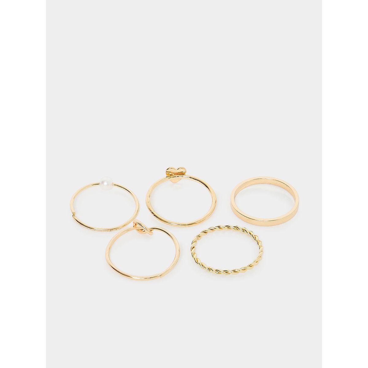 Styli Set of 5 - Minimal Rings-women-watchesandjewellery-jewellery-rings-image-3