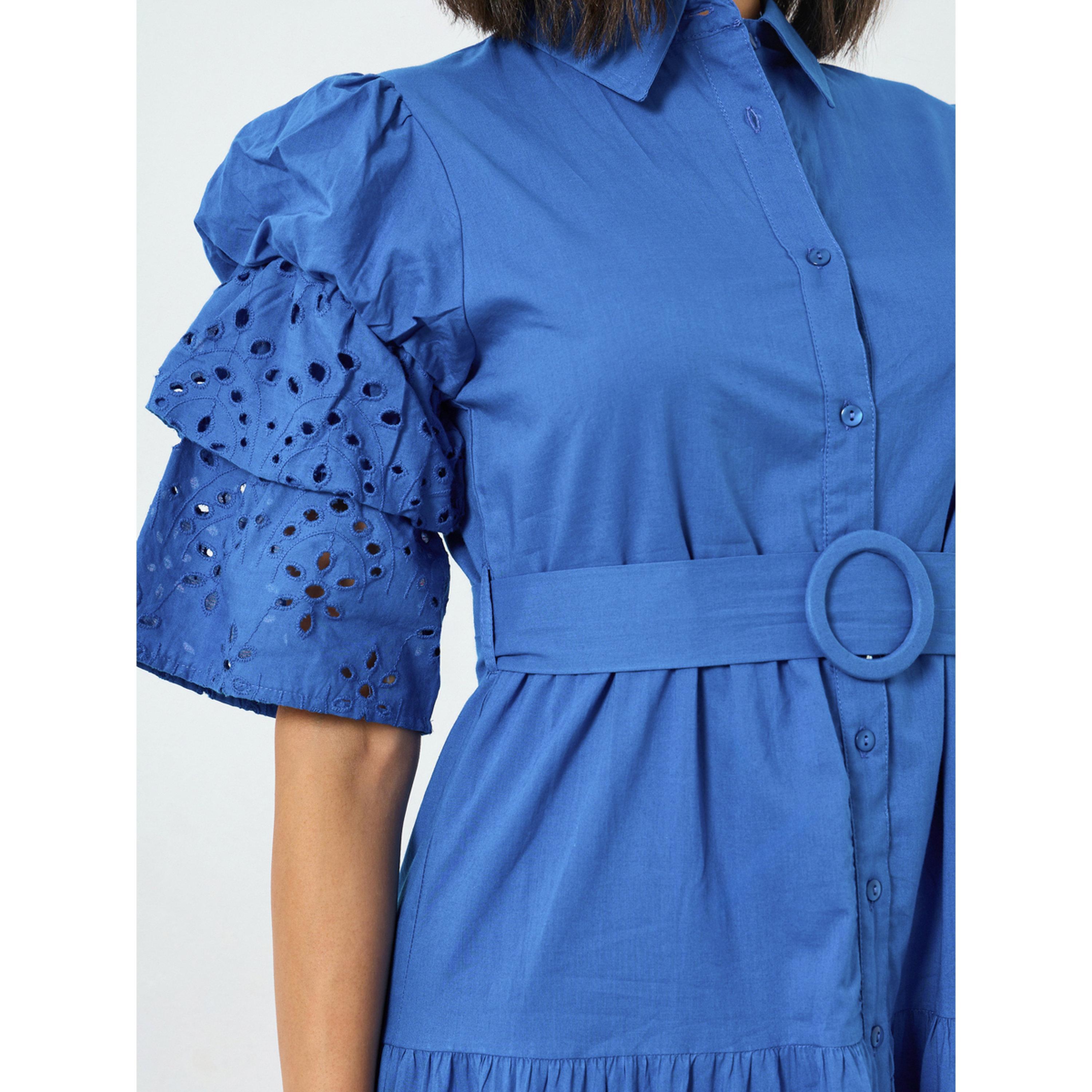 فستان طويل قطن متدرج مع حزام-women-clothing-dresses-image-6