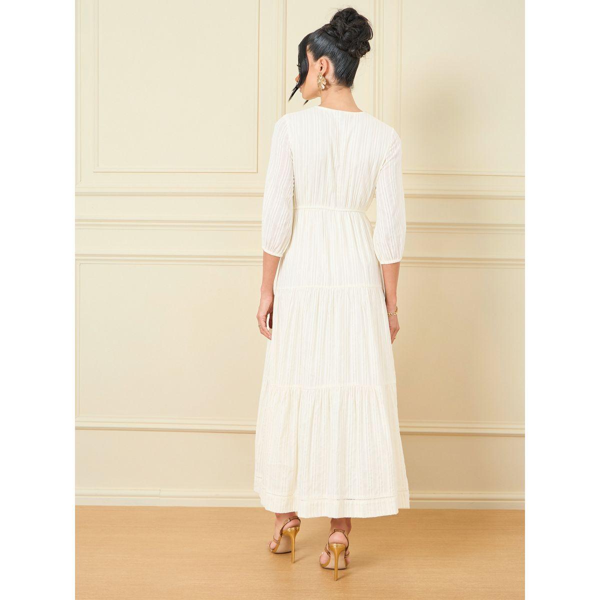 فستان طويل مخطط مع كسرات واربطة-women-clothing-dresses-image-4